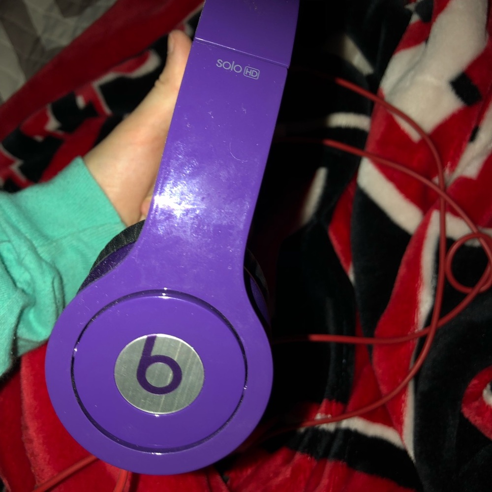 Purple Dr. Dre beats